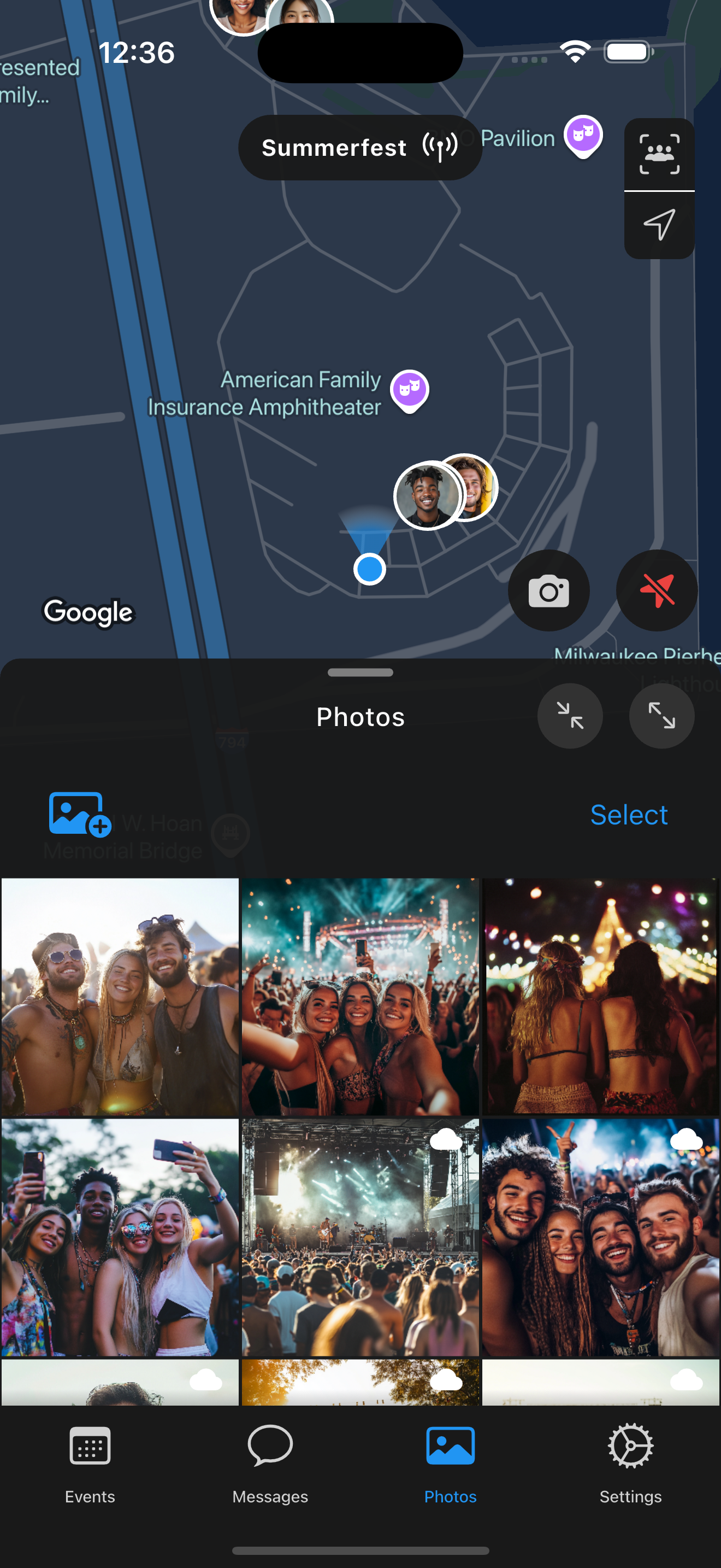 Photos Screen